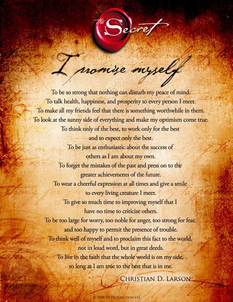 The Optimists Creed