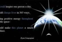 If you Could Inspire One Person a Day…